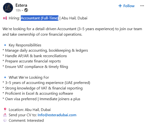 Accountant (Full-Time)